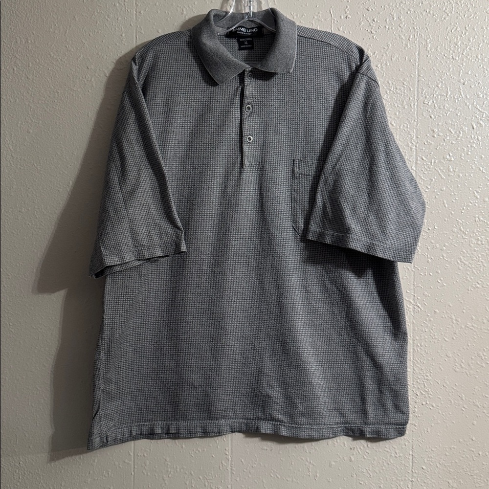 Men's Gray Polo Shirt